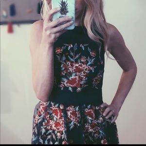 Vici collection small embroidered maxi dress